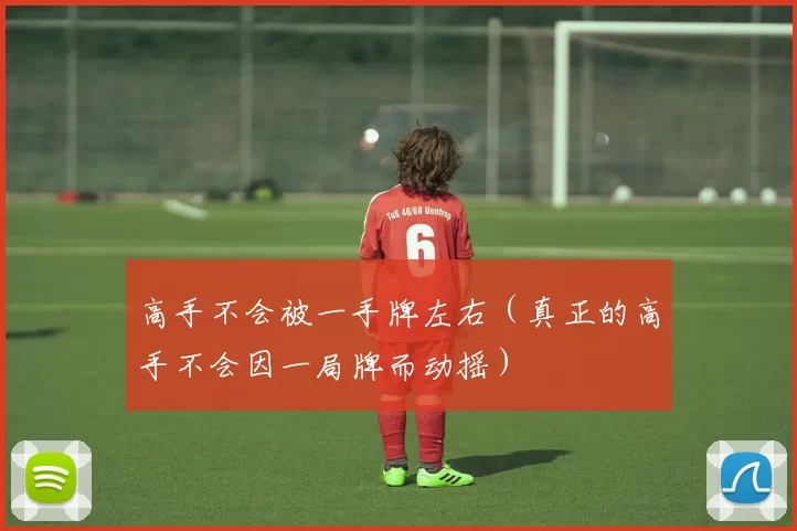 高手不会被一手牌左右（真正的高手不会因一局牌而动摇）
